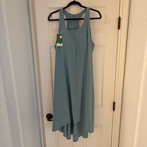 HALARA Blue High Low Dress